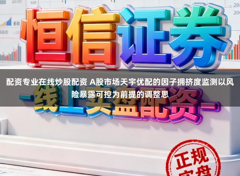 配资专业在线炒股配资 A股市场天宇优配的因子拥挤度监测以风险暴露可控为前提的调整思