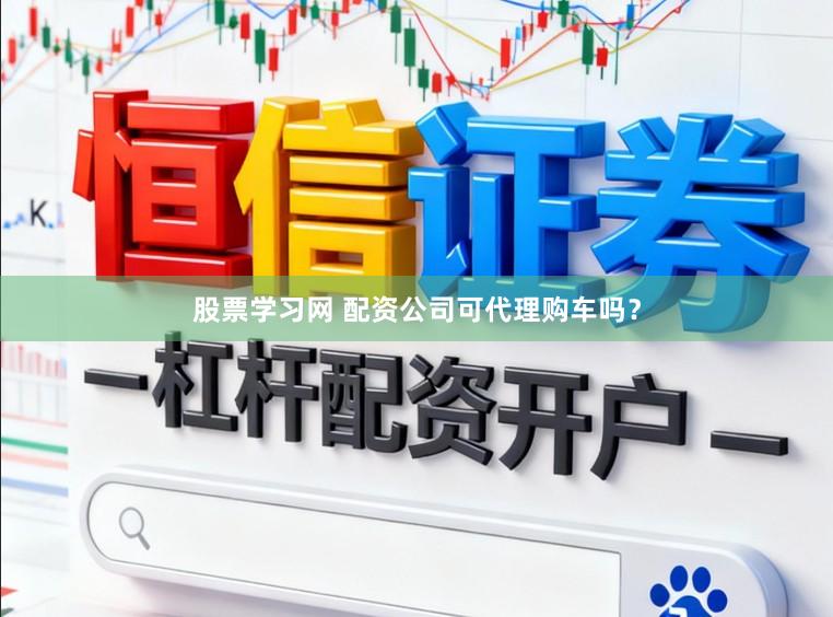 股票学习网 配资公司可代理购车吗？
