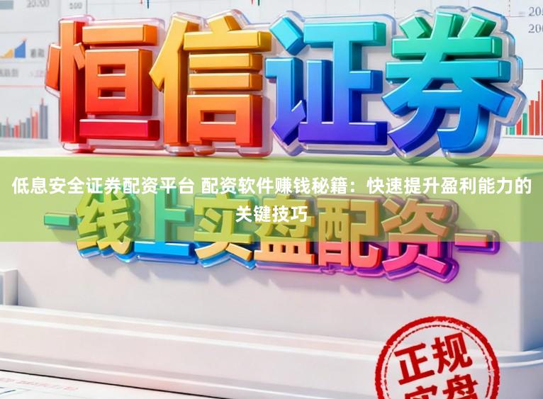 低息安全证券配资平台 配资软件赚钱秘籍：快速提升盈利能力的关键技巧
